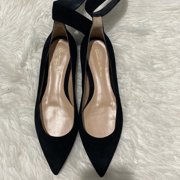 New Gianvito Rossi ankle strap pointed toe flat size 37EU - Picture 4 of 7